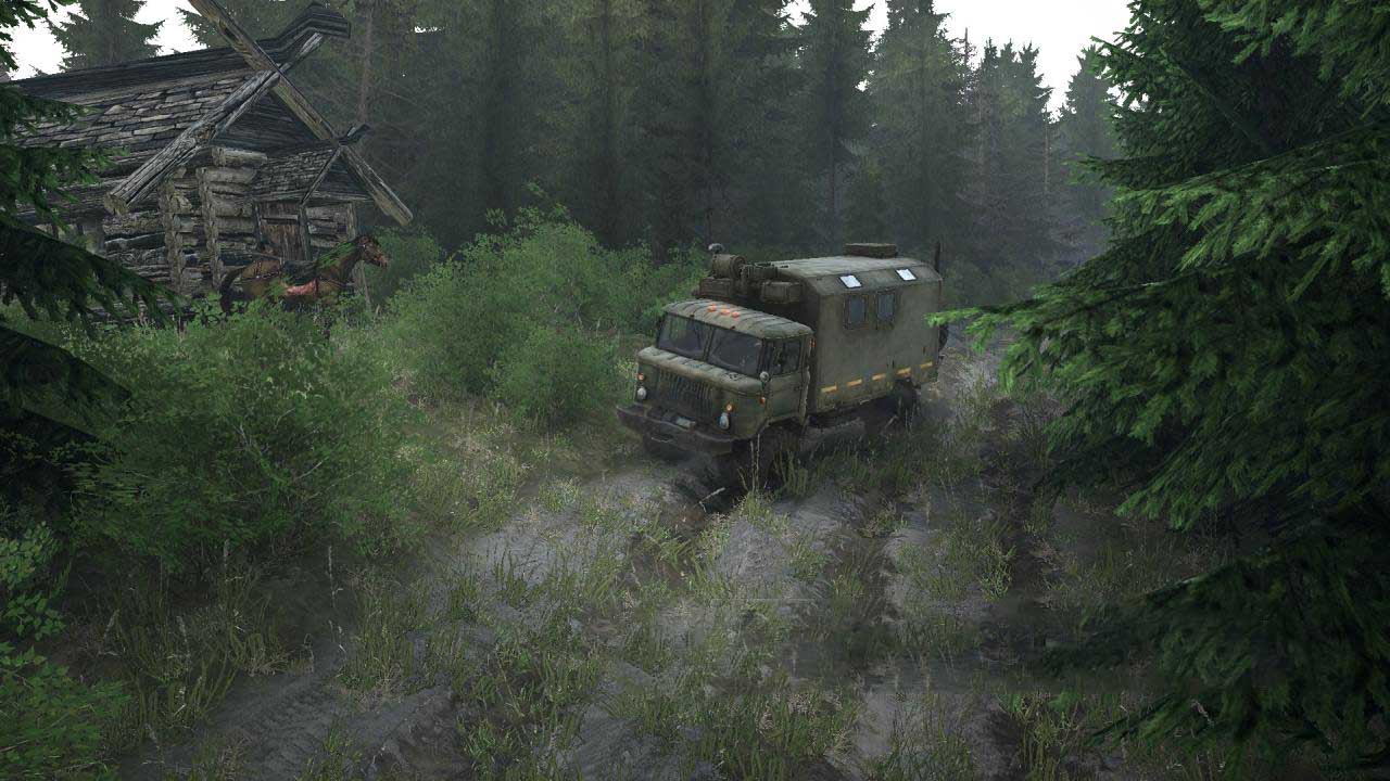 Spintires:Mudrunner - Turning The Wrong Way Map V10.06.19