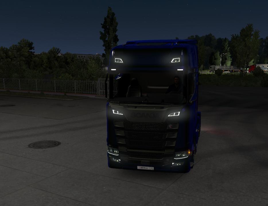 ETS2 - Angel Eyes for Scania 2016 V1.0 (1.35.X)