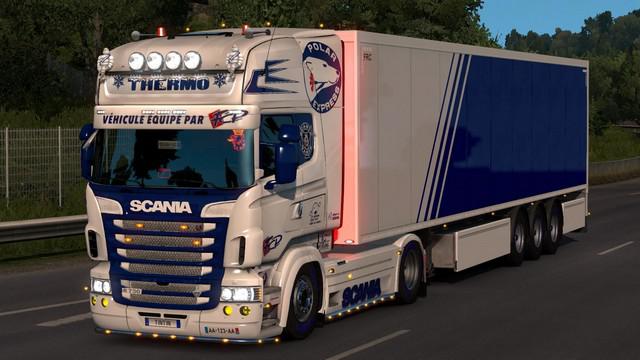 ETS2 - Polar Skin for Scania RJL V1.0 (1.35.X)