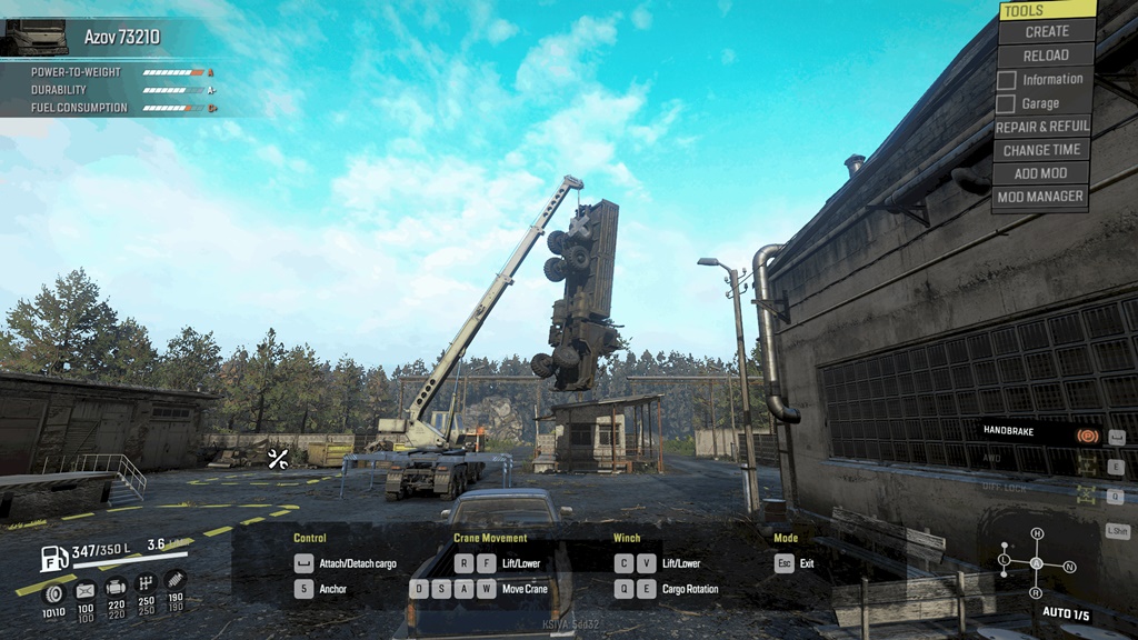 SnowRunner - Stronger Crane for RU V1