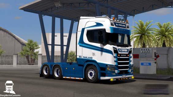 ETS2 - Scania S MC Farland Skin V1.0 (1.35.X)