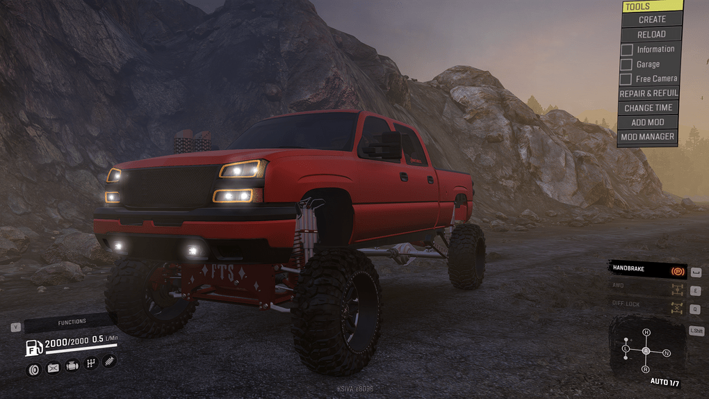 SnowRunner - Frogs 2007 Chevy Silverado (Sema Cateye) V1