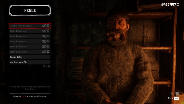 RDR2 - All items Unlocked and Purchasable
