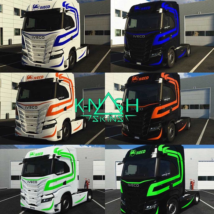 ETS2 - Iveco S-Way Skins V1.0