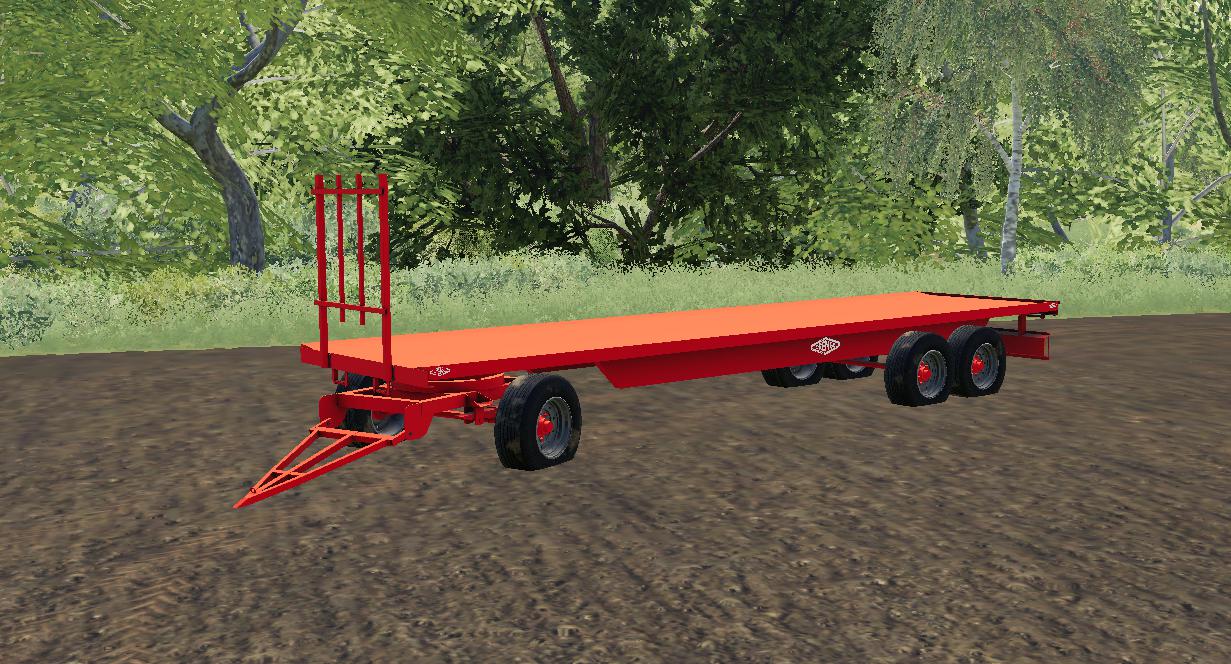 FS19 - Plateaux Orange Trailer V1.0