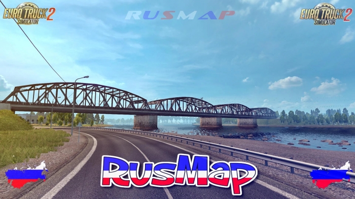 ETS2 - Fix Map RusMap V2.41 (1.41.x)
