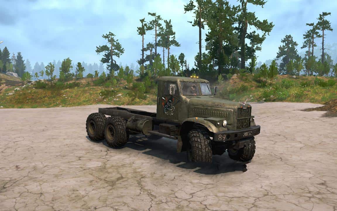 Spintires:Mudrunner - Texture Demon for KrAZ 255 v1.0