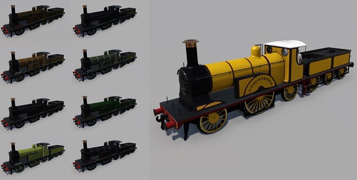 Transport Fever 2 - LB&SCR G Class 2-2-2