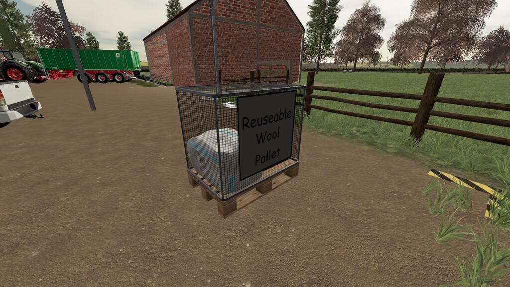 FS19 - Wool Pallet V1.0