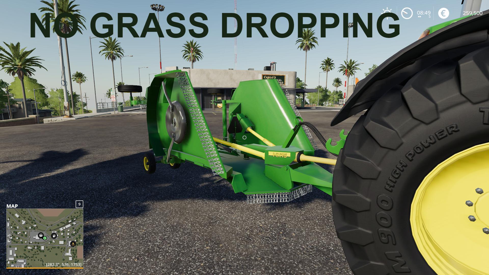 FS19 - HX15 Flex Wing Rotary Cutter V1