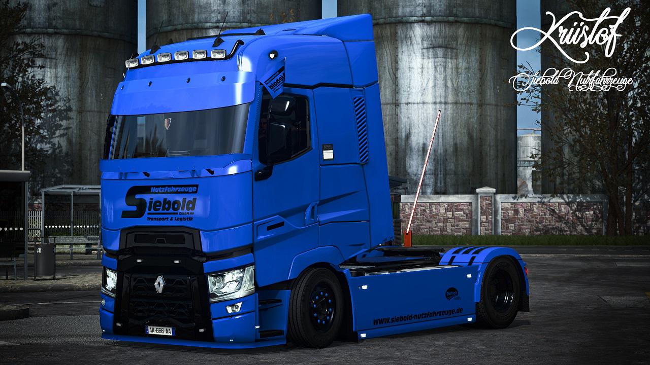 Ets2 Renault T Siebold Skin 1 36 X Euro Truck Simulator 2 Mods Club