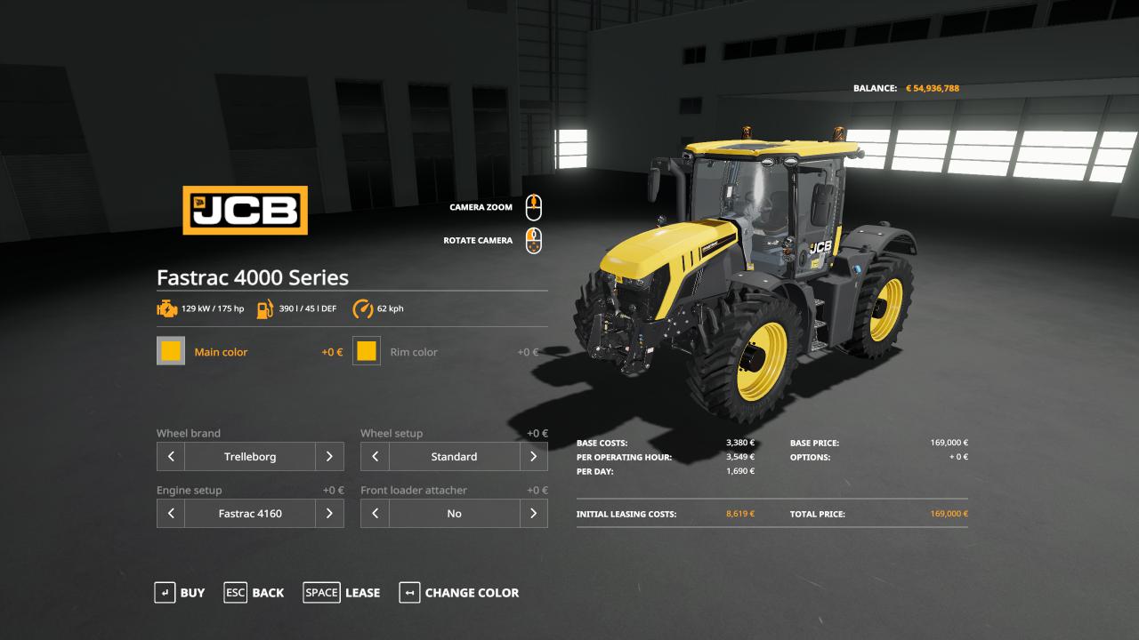 FS19 - JCB Fastrac 4000 Series V1.0