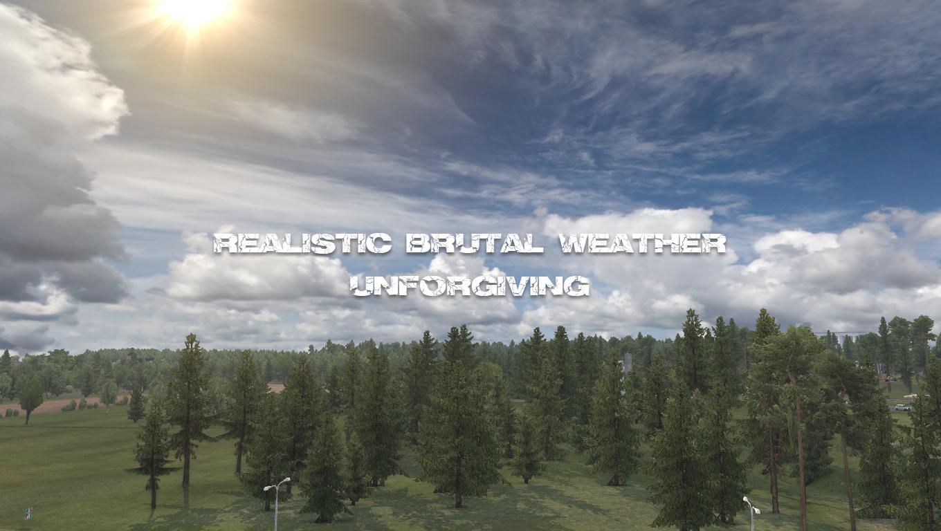 ATS - Realistic Brutal Weather Unforgiving V1.0 (1.38 - 1.39)
