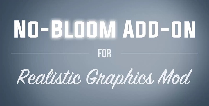 ATS - No-Bloom Add-on V1.3 for Realistic Graphics Mod (1.37.x)