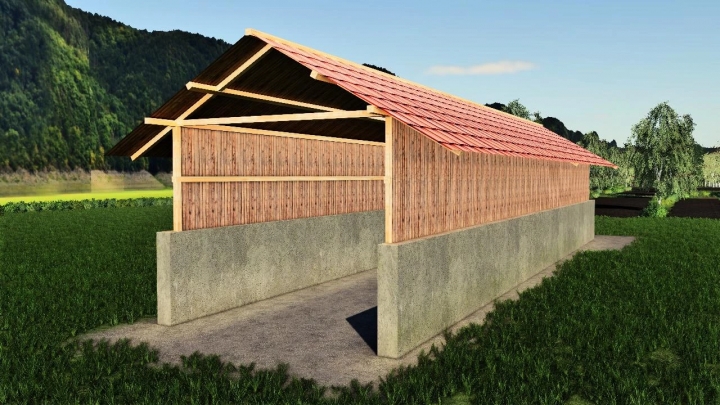 FS19 - Long Covered Silo V1.0