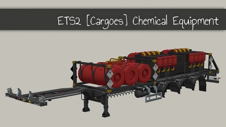 ETS2 - Cargoes Umbrella Chemical Equipment V1.1 (1.41.x)