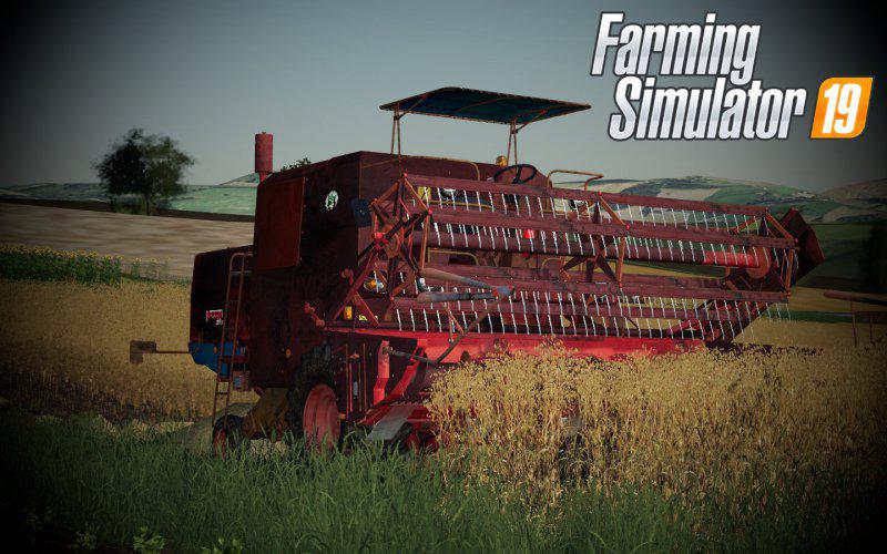 FS19 - Bizon Z056 Bordowy V1.0
