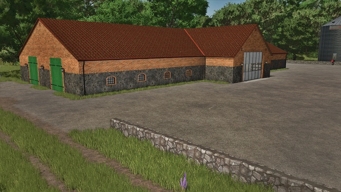 FS25 - Stone Barn With Workshop V1.0.0.1