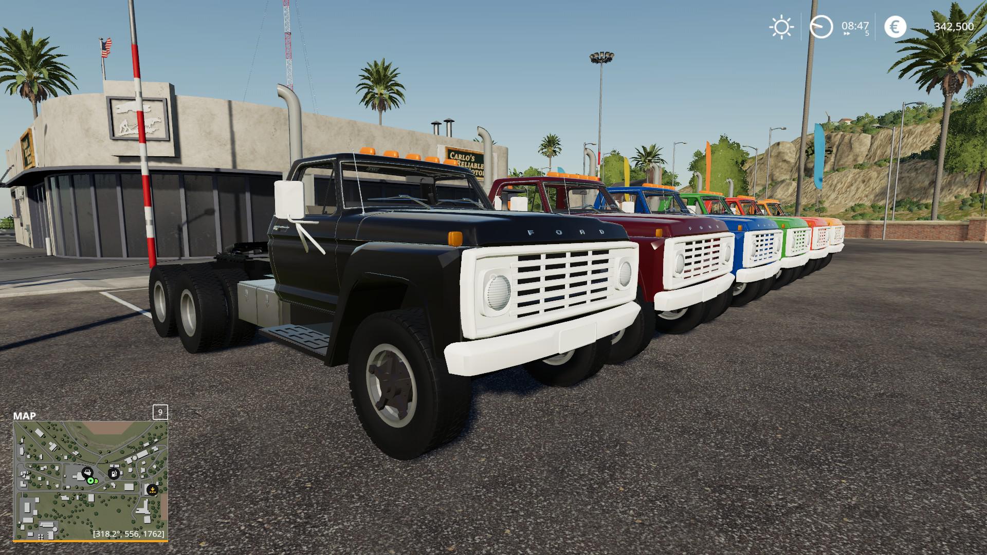 FS19 - 1975 Ford F600 Dual Axle Semi V1.0