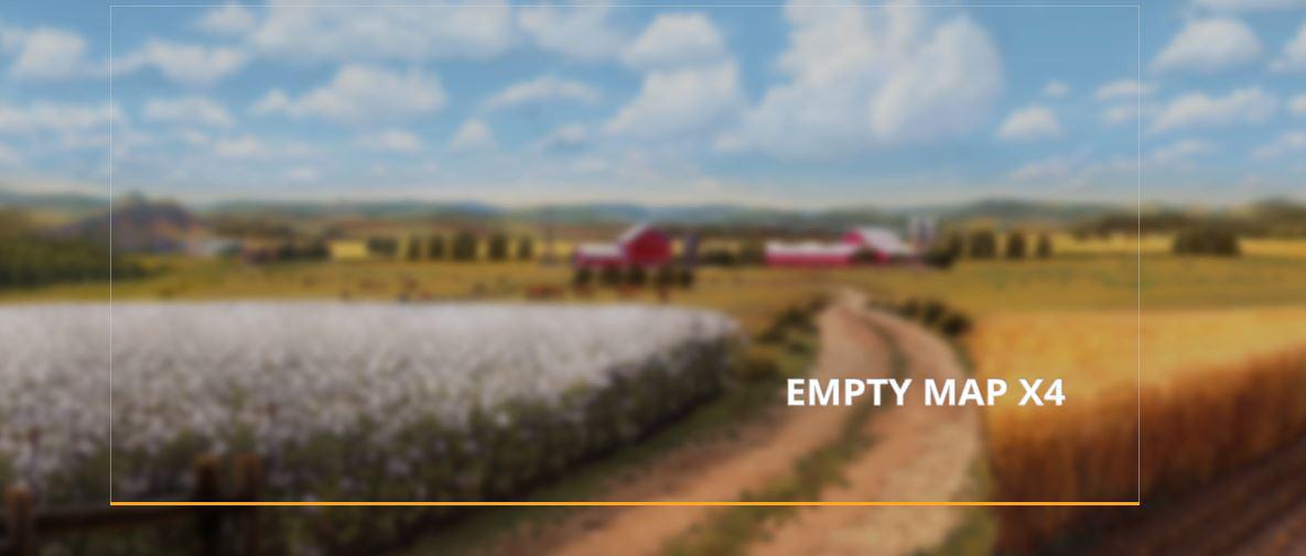 FS19 - Empty Map x4 V1.0