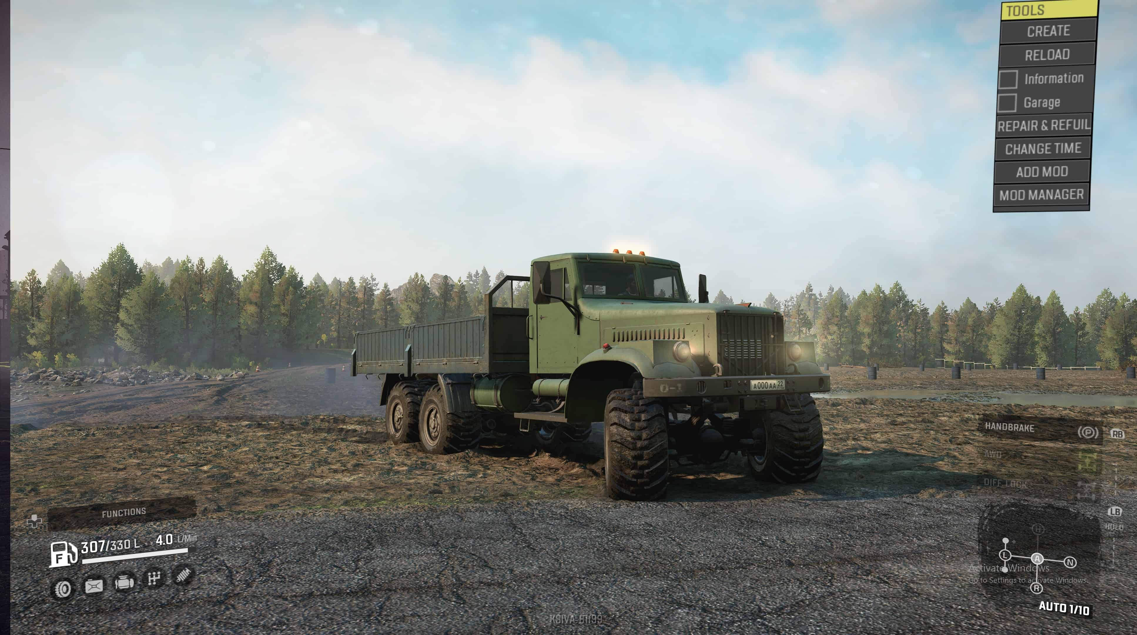 SnowRunner - Kraz 255 with Addons and Tyres V0.1.1