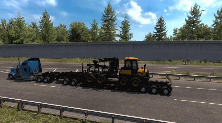 ATS - Multiple Trailers in Traffic Mod V9.1 (1.41.x)