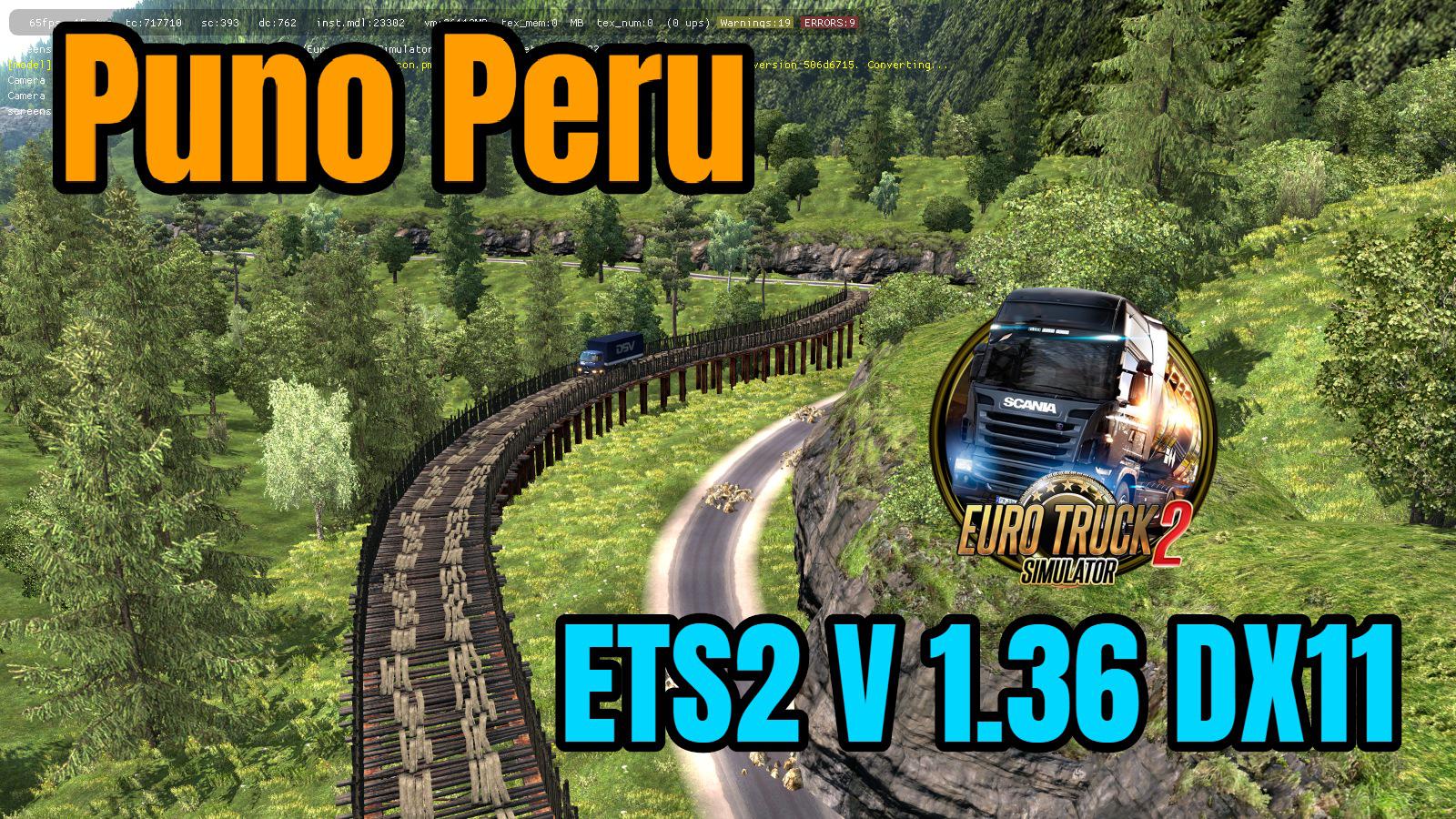 ETS2 - Puno Peru Map (1.36.x)