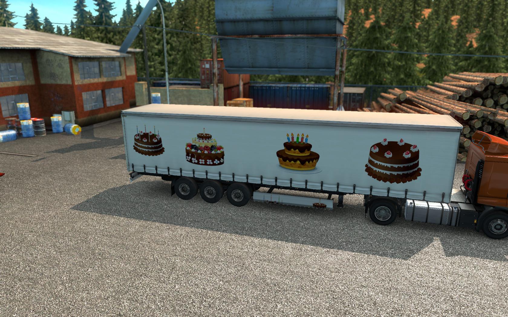 ETS2 - Cake Skin V1.0 (1.36.x)