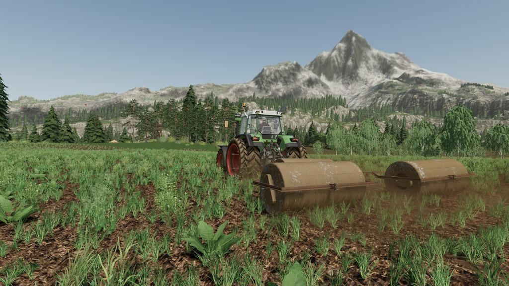 FS19 - Concrete Meadow Rolls V1.0