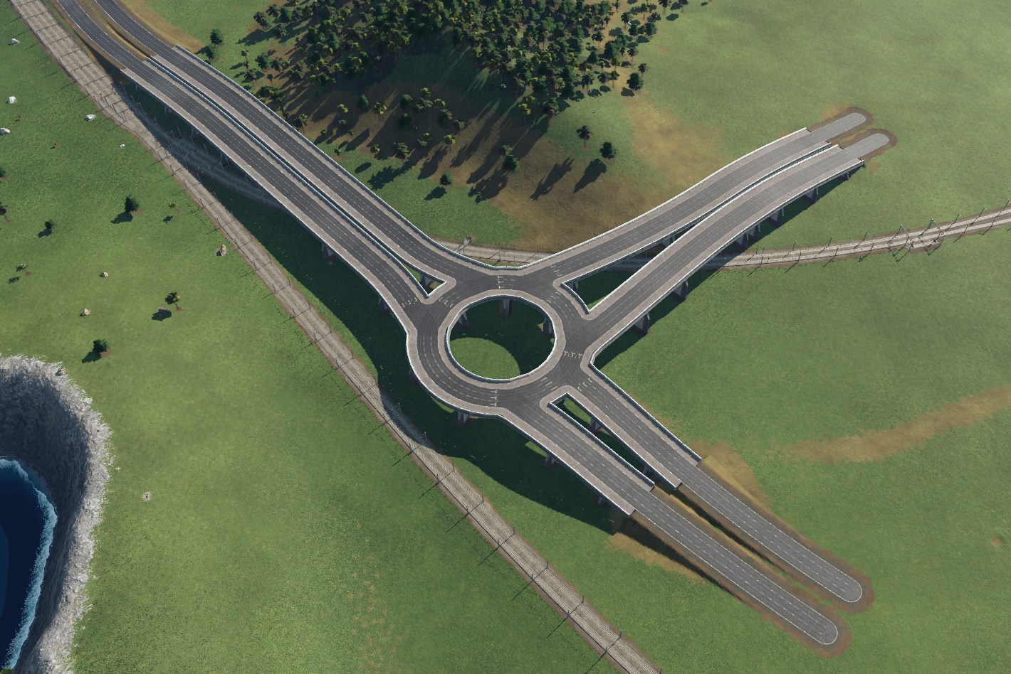 Transport Fever 2 - Better Roundabout | Transport Fever 2 | Mods.club