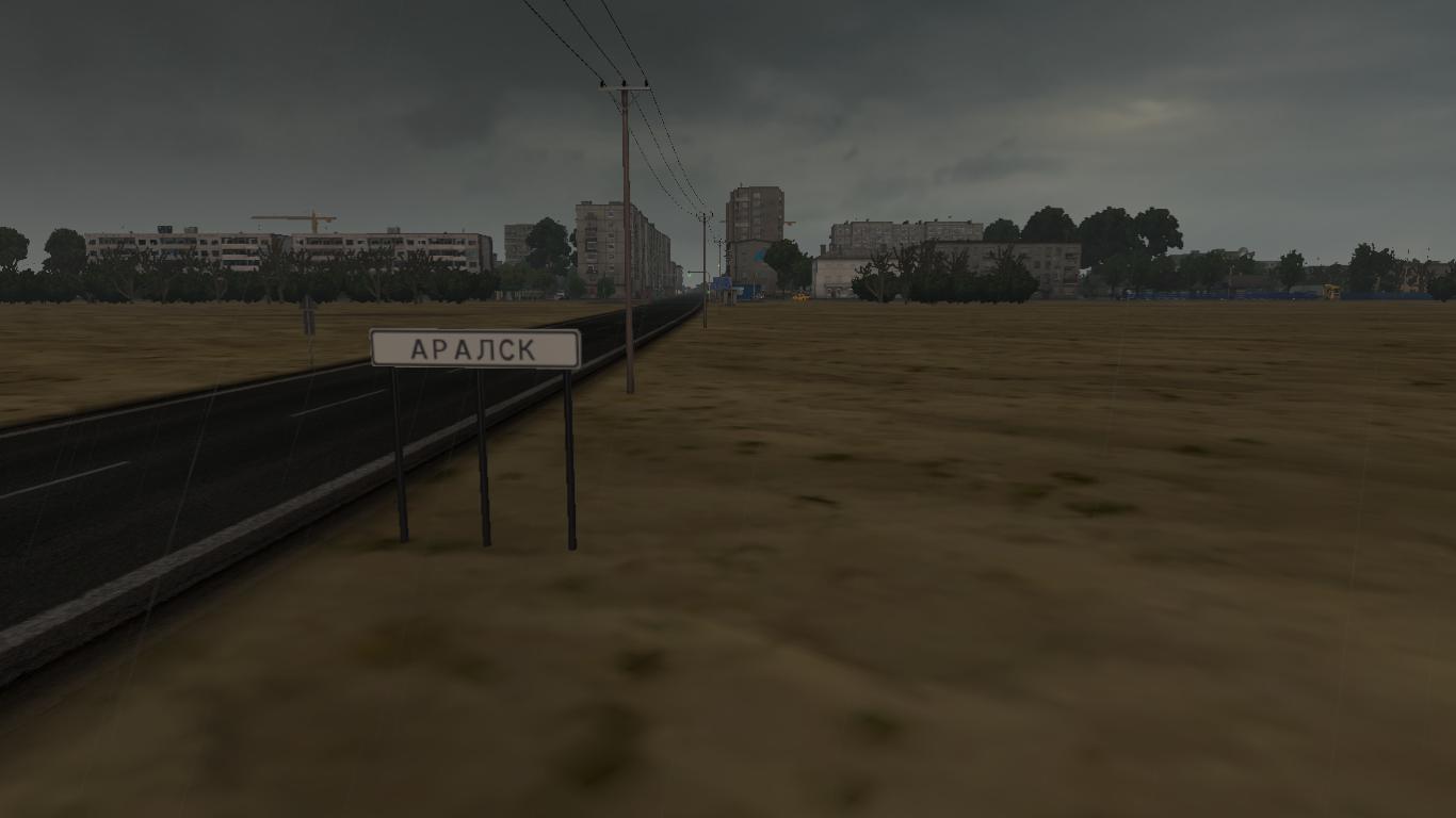 ETS2 - Road to Aral - A Great Steppe Addon V1.0 (1.35.X)