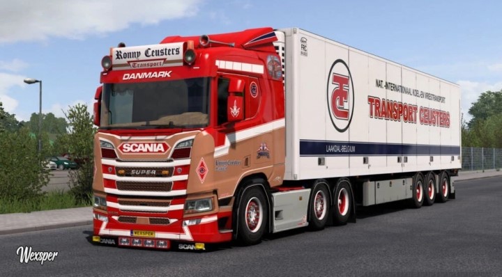 Scania R S Ronny Ceusters Skinpack V1 0 Ets2 Euro Tru