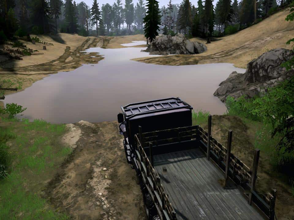 Spintires:Mudrunner - Flooded Little Map V1