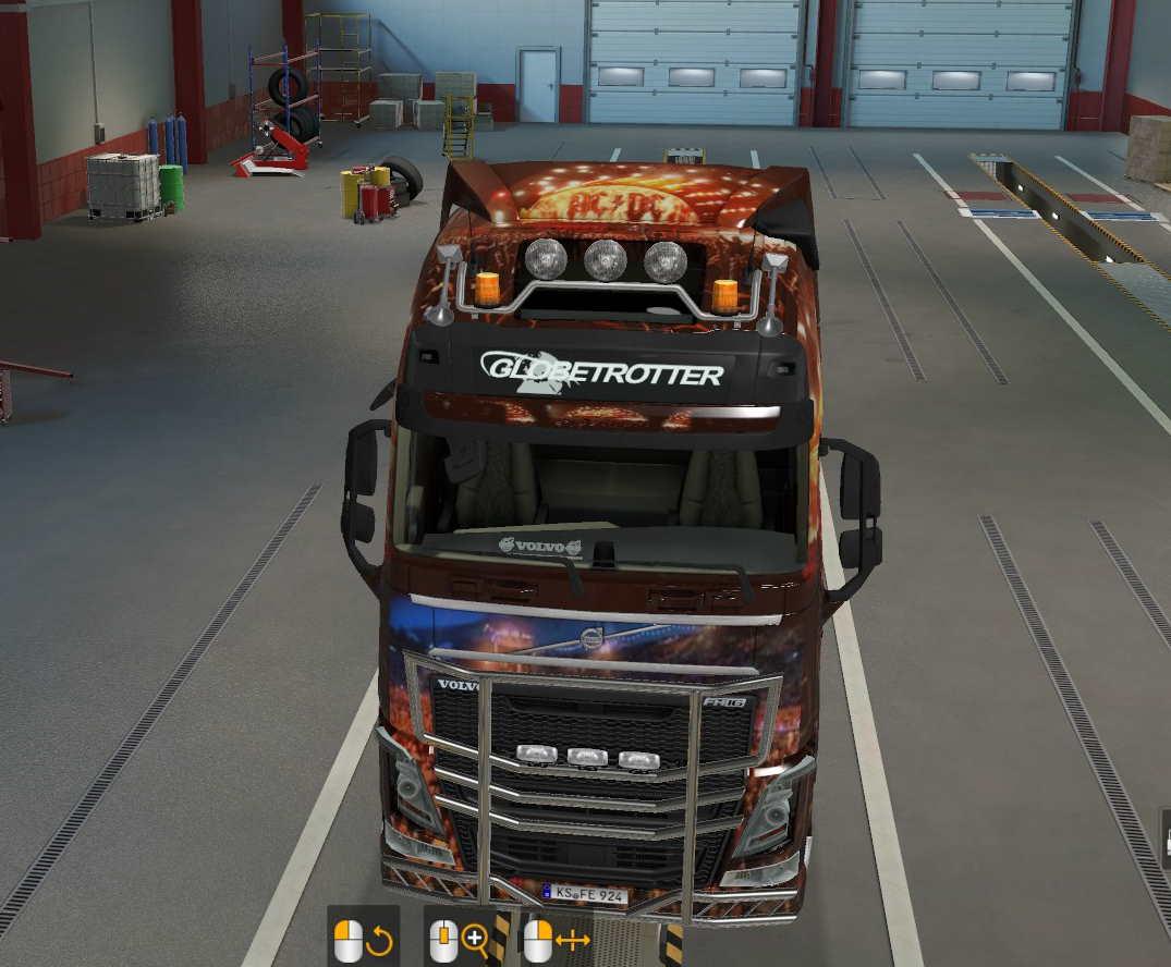 ETS2 - Volvo Glober And XL AC/DC V1.0 (1.39.x)