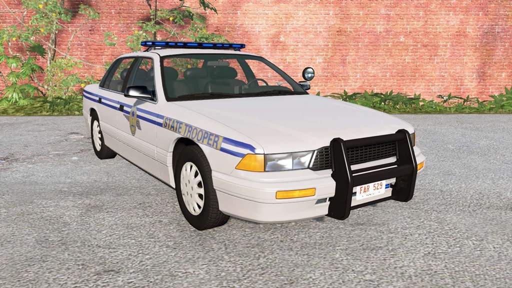 beamng drive police car mod