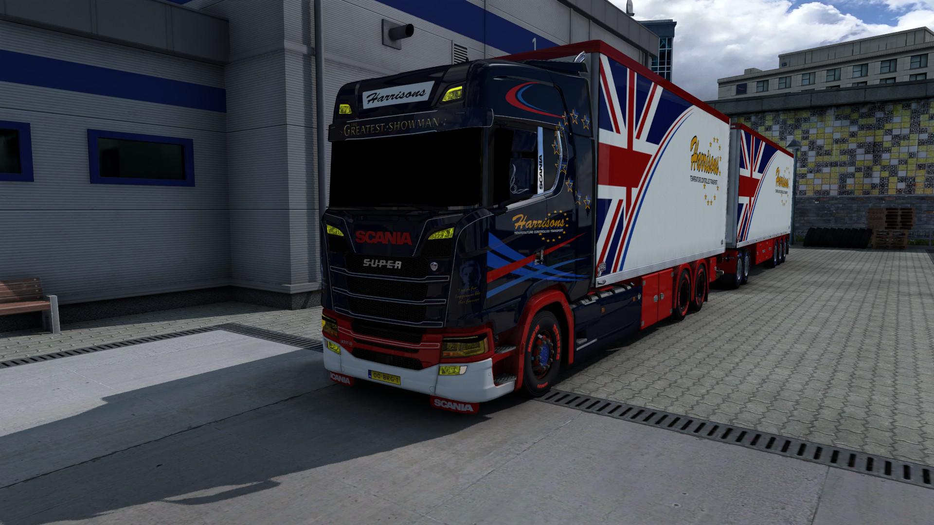 ETS2 - BDF Tandem Harrisons Transport (1.38.x)