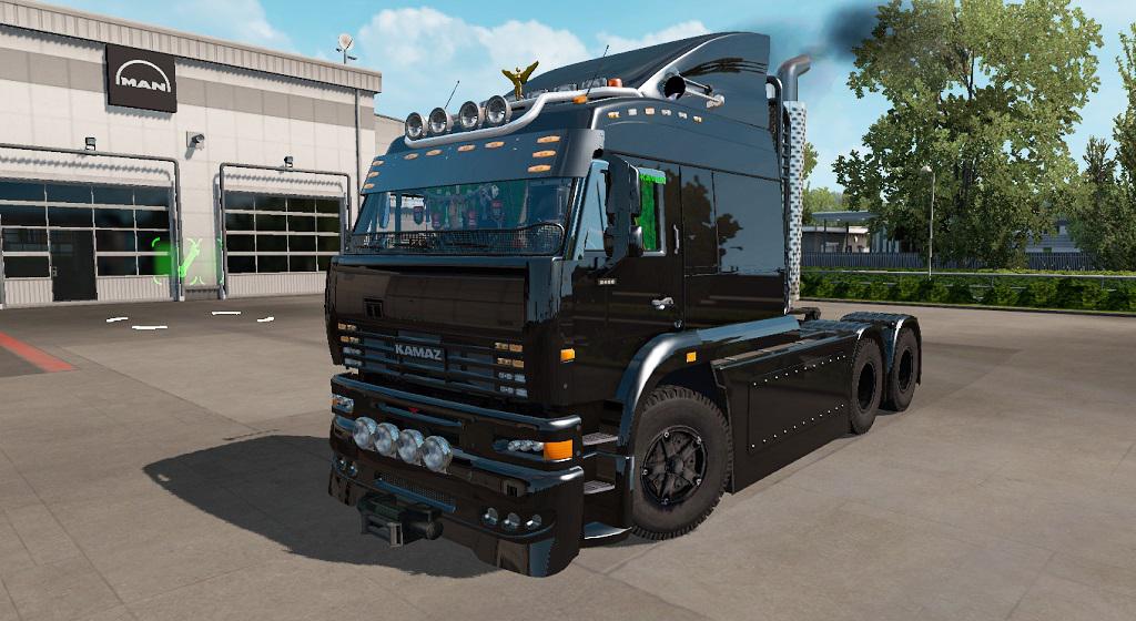 ETS2 - Kamaz 6460 Turbo Diesel V8 (1.38.x)