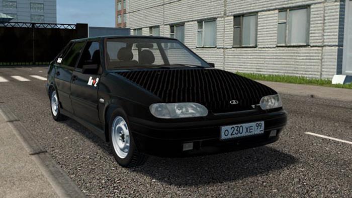 City Car Driving 1.5.9 - Vaz 2114 Black Astra Tuning Car