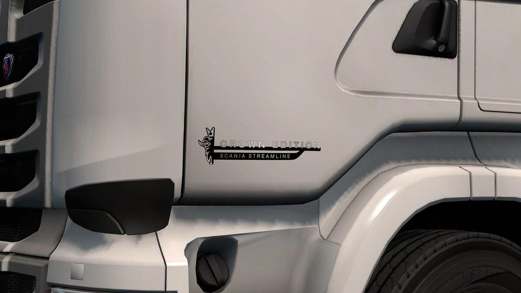 ETS2 - Crown Edition Badge for Scania RS by RJL (1.38.x)