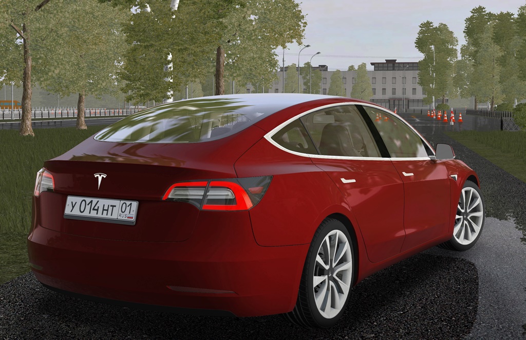 Tesla city drive