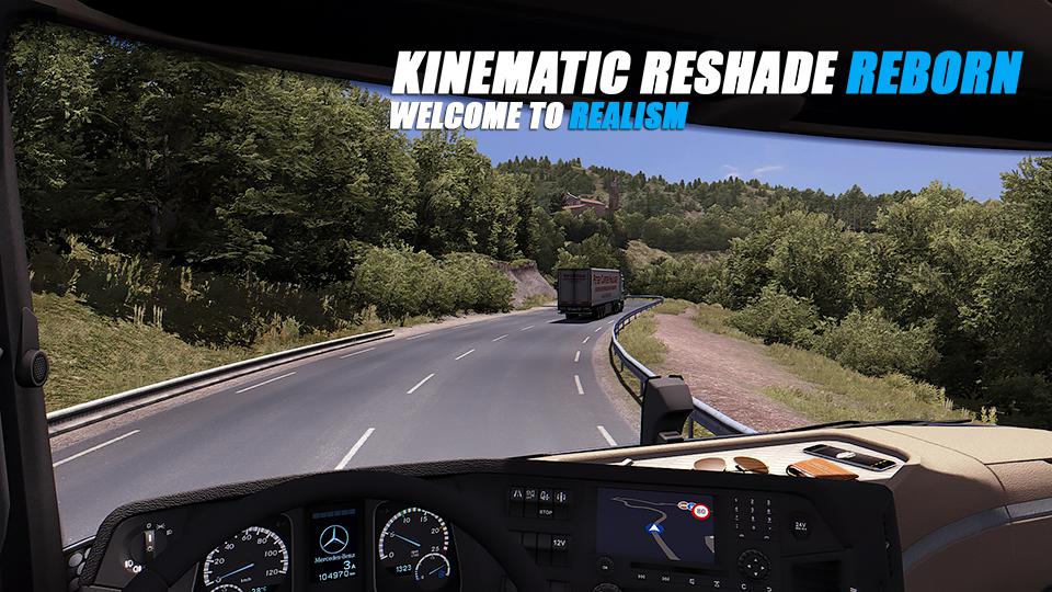 ETS2 - Kinematic Reshade Reborn V1.6.1 (1.37.x)