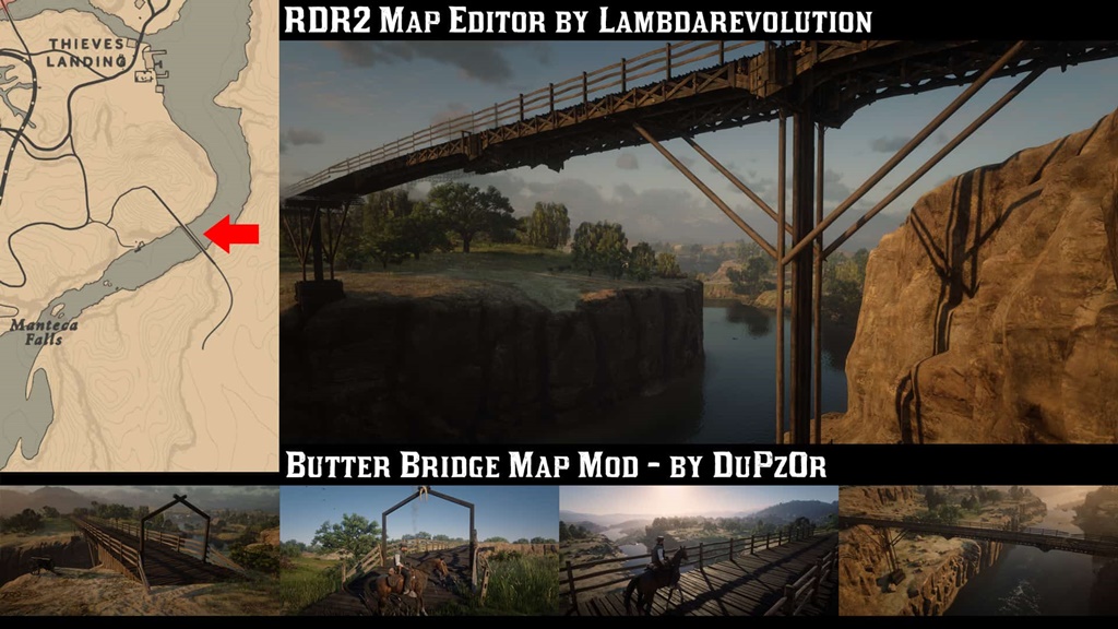Red Dead Redemption 2 - Butter Bridge – Cross the San Luis River into Mexico