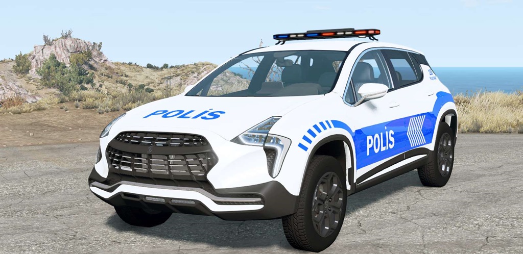BeamNG - Cherrier FCV Turkish Police Car V1.1