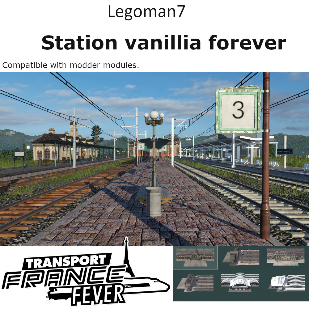 Transport Fever 2 - Vanilla Station Forever