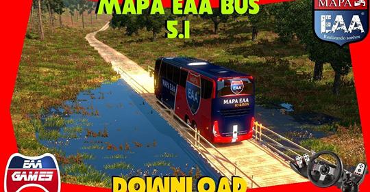 ETS2 - Mapa EAA Bus Version V5.1 (1.35.X)