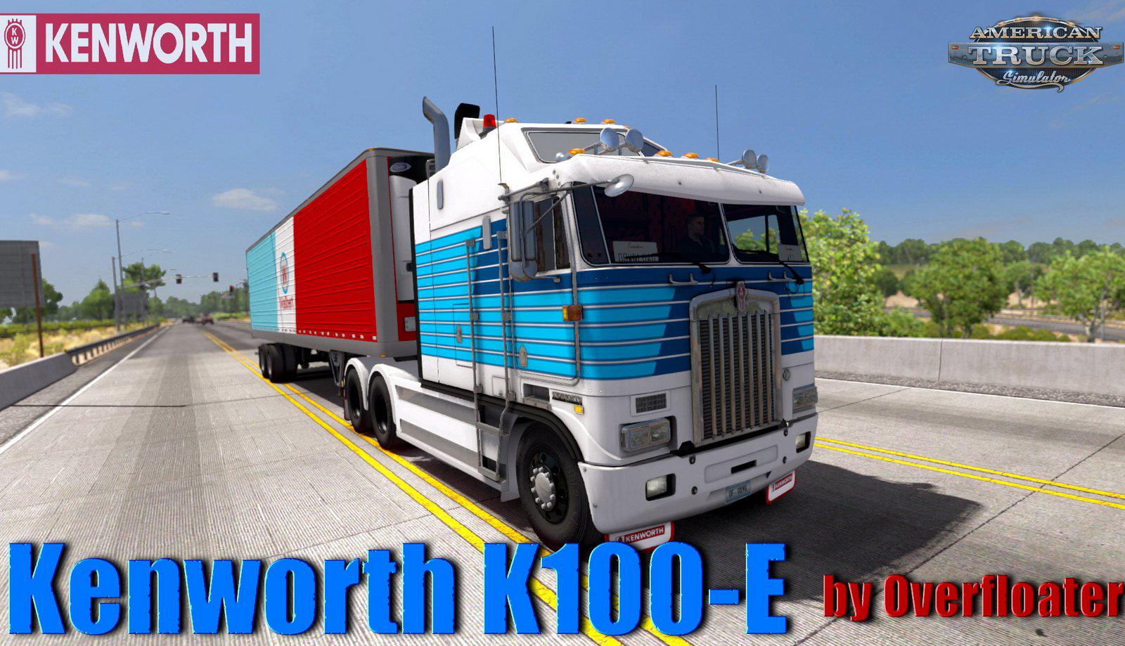 ATS - Kenworth K100-E + Interior V0.95 (1.35.X)