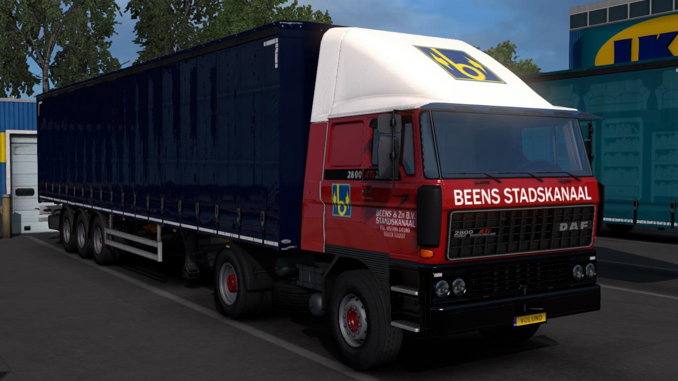 ETS2 - Daf F241 Beens & ZN. B.V. Stadskanaal Skin V1.0 (1.39.x)