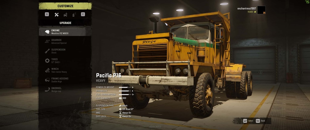 SnowRunner - Pacific P16 AWD Always V1.0.4