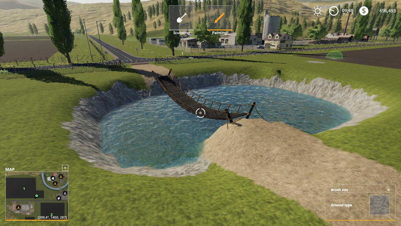 FS19 - Rope Bridge V1.0