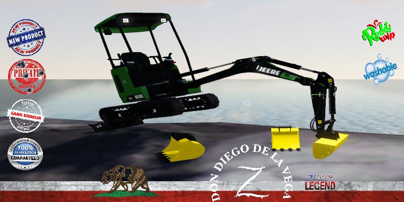 FS19 - Mini Excavator Deere 26C V1.5